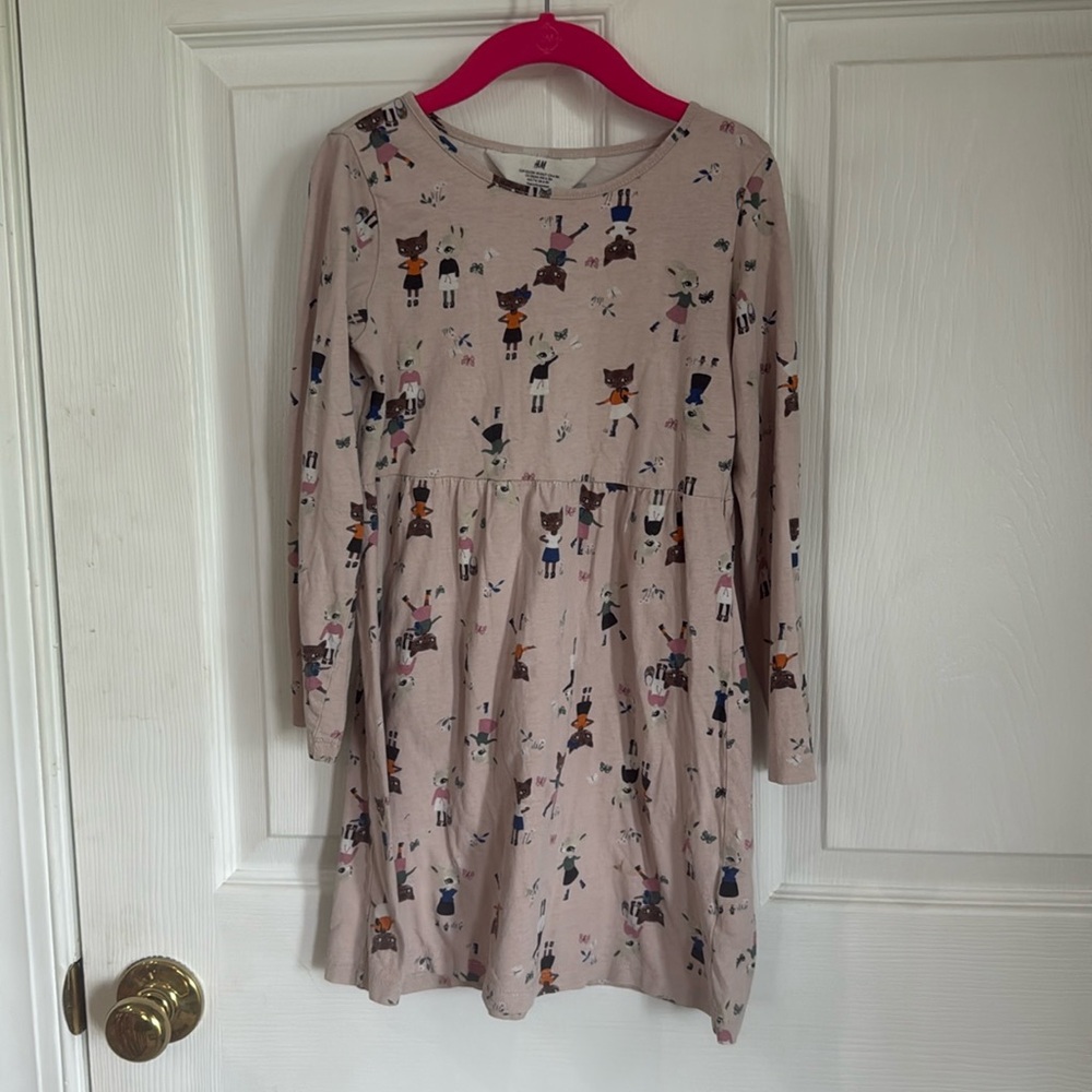 Girls long sleeve dress size